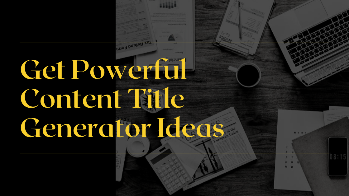 Content Title Generator