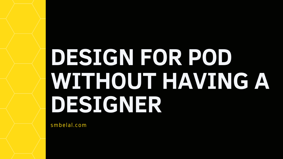 Design for POD without having a designer