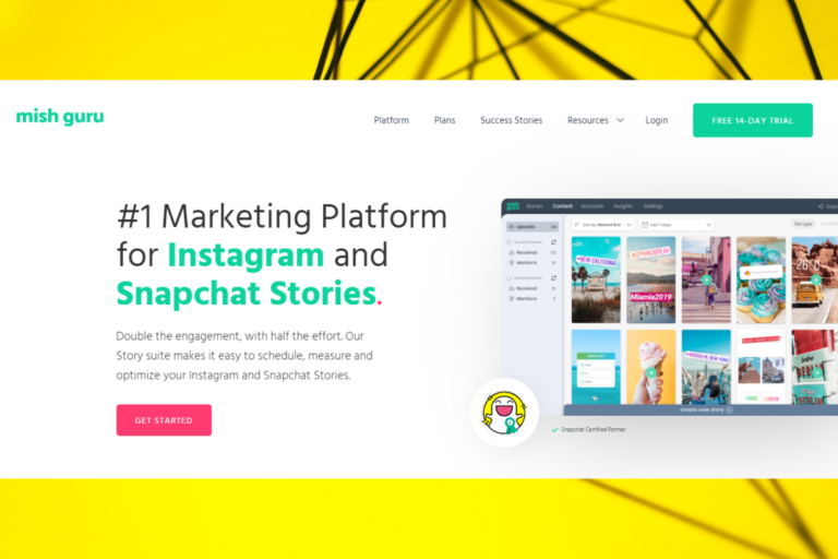 Mish Guru  (One of the Snapchat Tools for Marketing)
