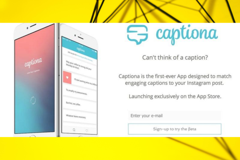 Captiona  (One of the Snapchat Tools for Marketing)