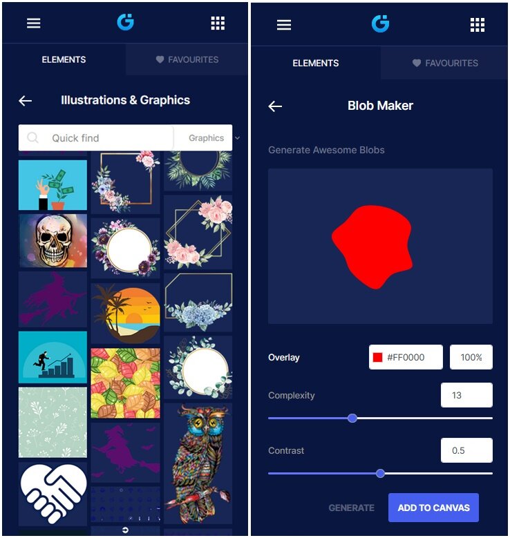 Notable Graphics and Blobs-glorify app review
